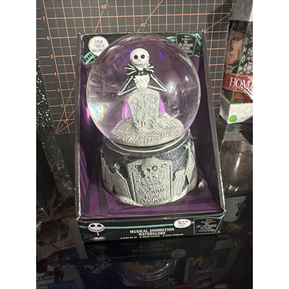 Disney Nightmare Before Christmas Jack Musical Snow globe  This Is Halloween